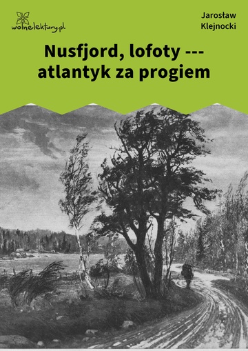 Jarosław Klejnocki, Elegia na śmierć szczegółów (tom), II. Zaprzysiężony, Nusfjord, lofoty --- atlantyk za progiem